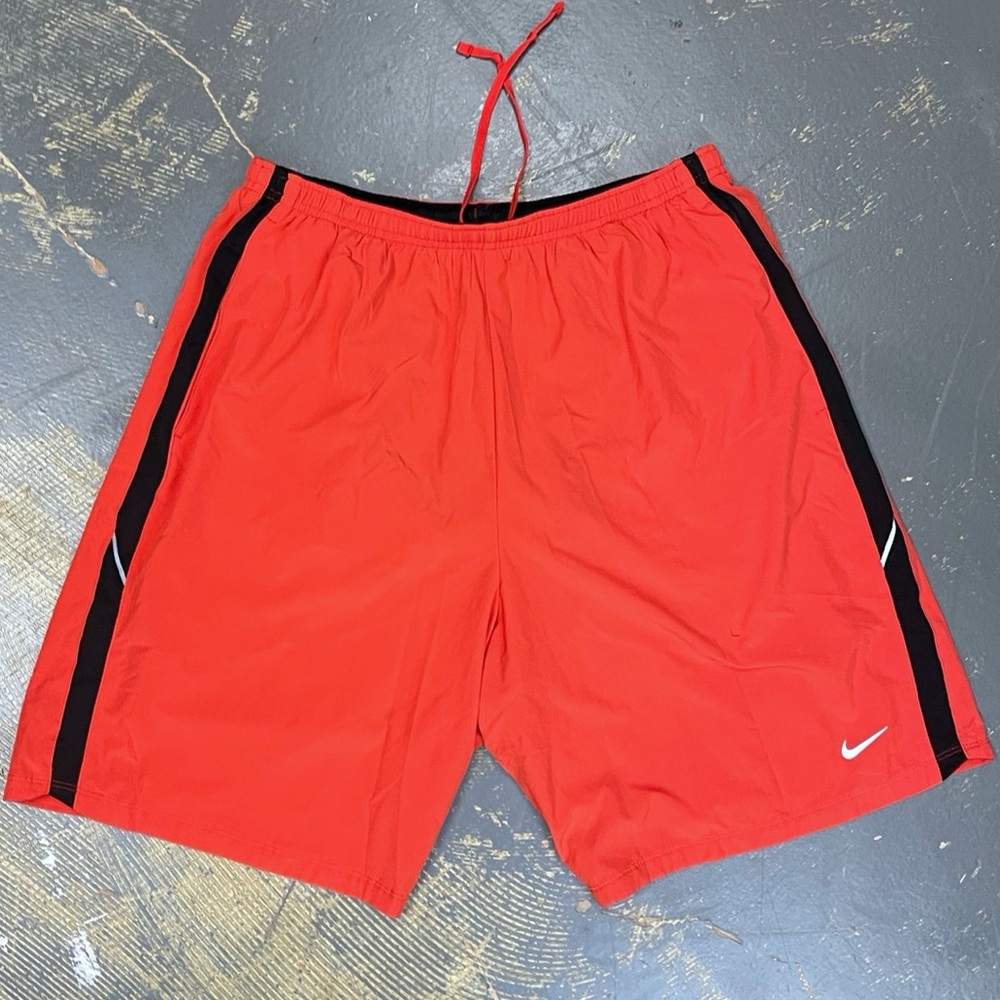 Nike Freedom 9” Running Shorts 373745-835 Large Infrared Black Challenger - Picture 15 of 15